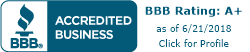 Better Business Bureau A+ Accredited Business logo